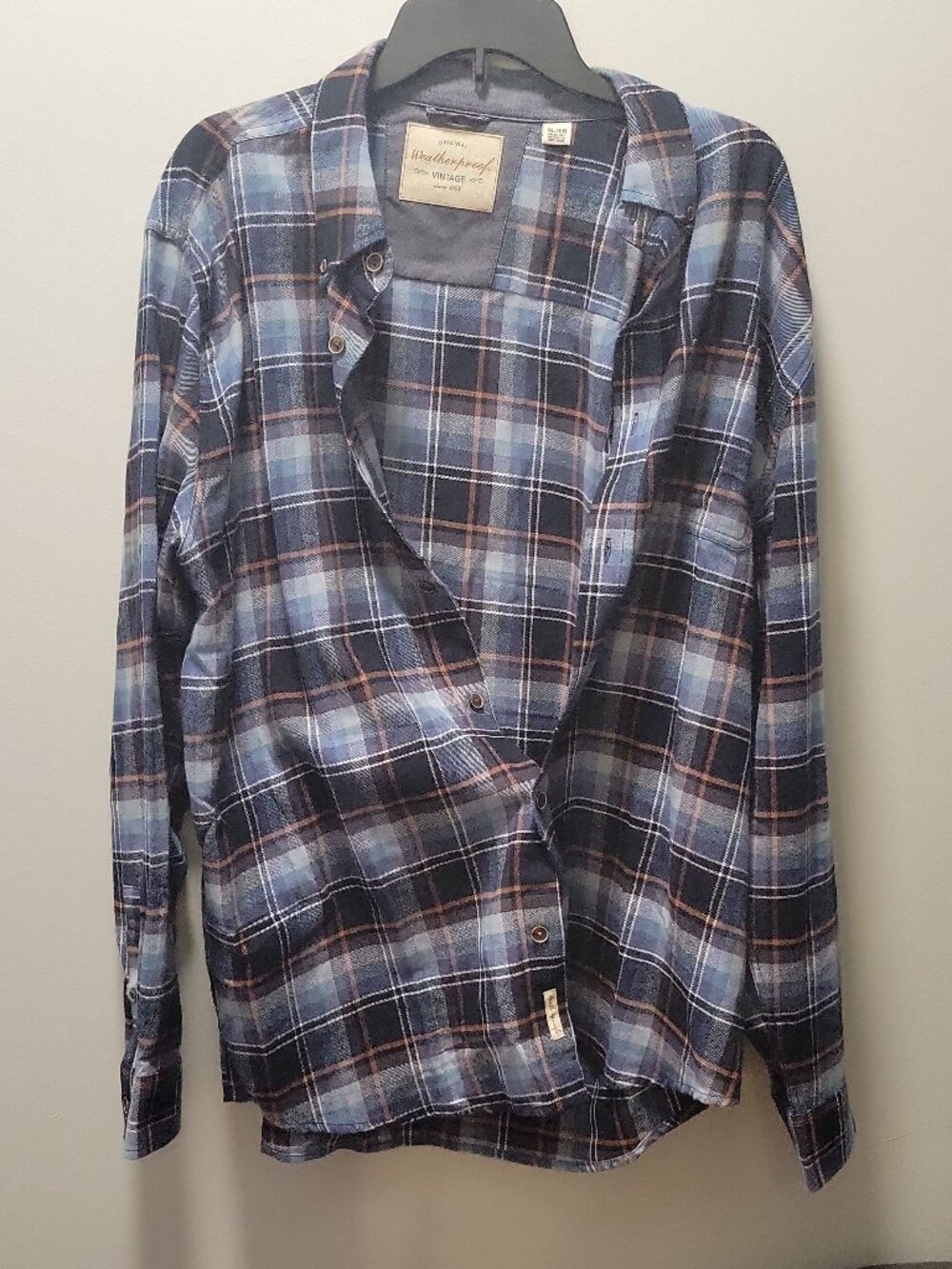 Weatherproof Plaid Button Down Shirt - XL - work,relax,grandpa,cozy,saturday